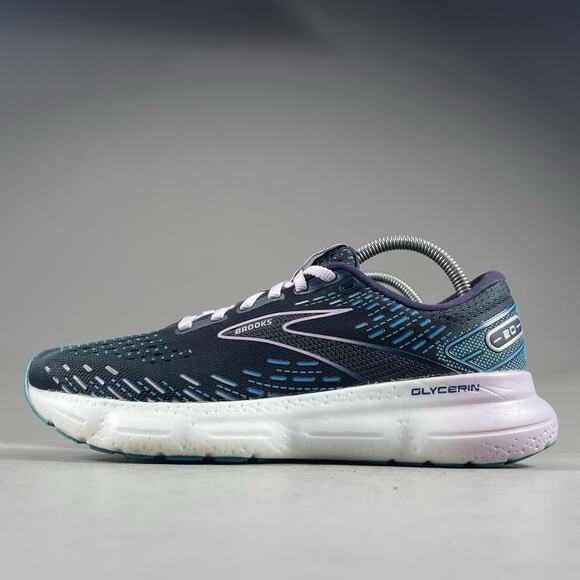 Brooks Shoes - Brooks Glycerin 20 Women's Size 9.5 B Blue Athletic Shoes Running Sneaker Casual